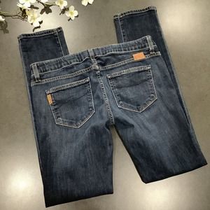 Paige Jimmy Jimmy Skinny Jeans Dark Wash Adjustable Waist Girl’s 27